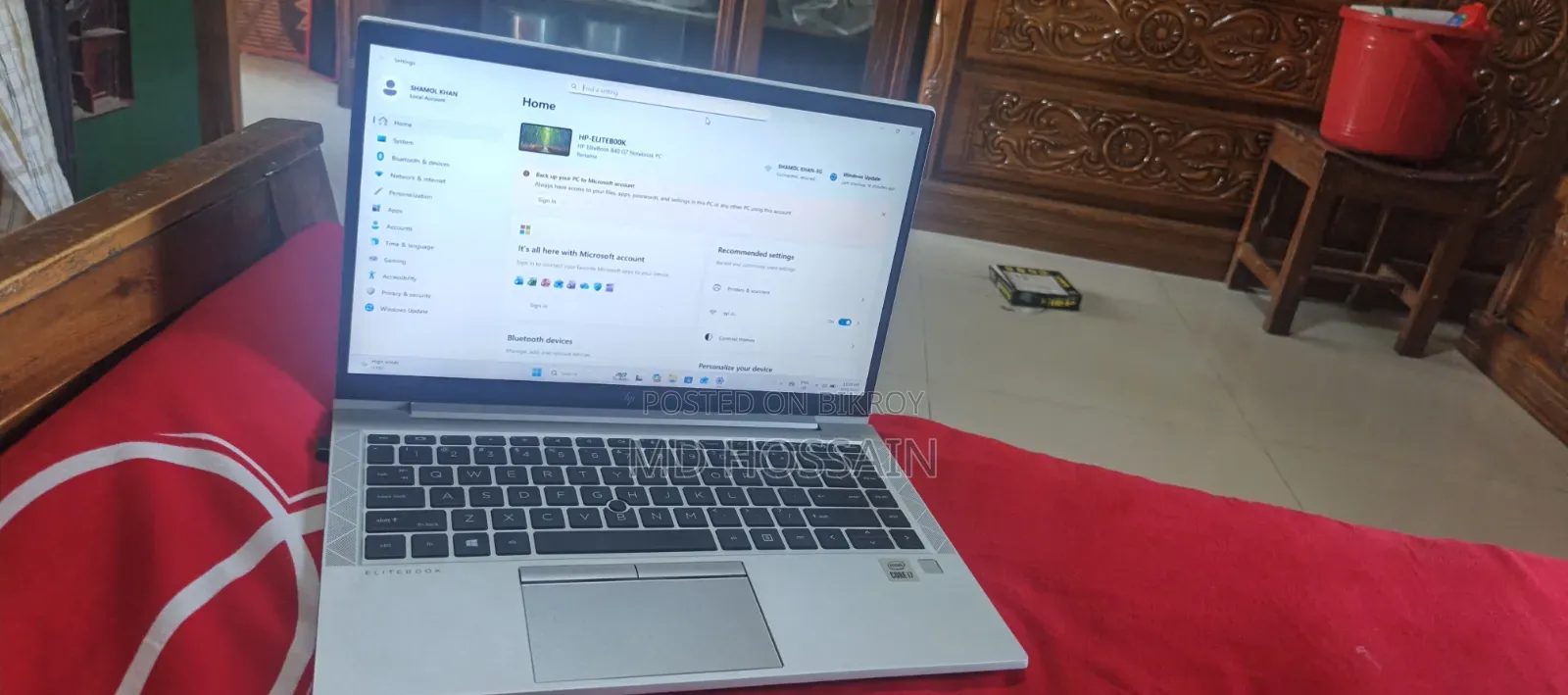 Laptop HP EliteBook 840 G7 16GB Intel Core i7 SSD 500GB