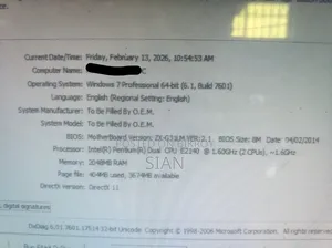 Desktop Computer 2GB Intel Pentium HDD 128GB