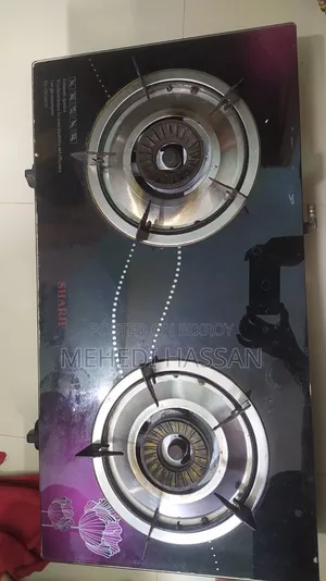 Cylinder gas stove.
