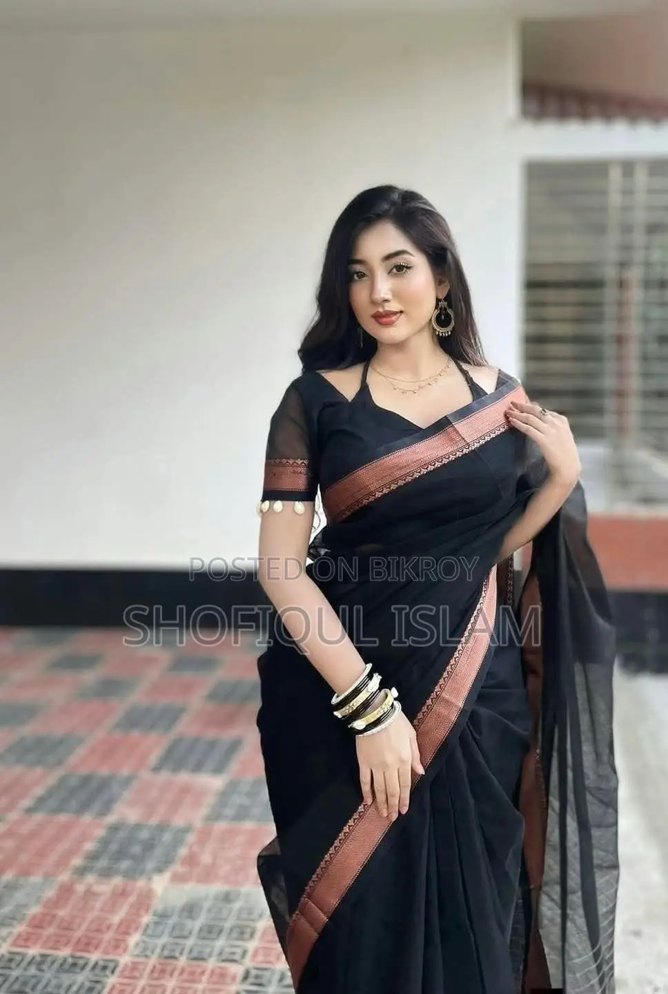 Nakshi Border Cotton Saree