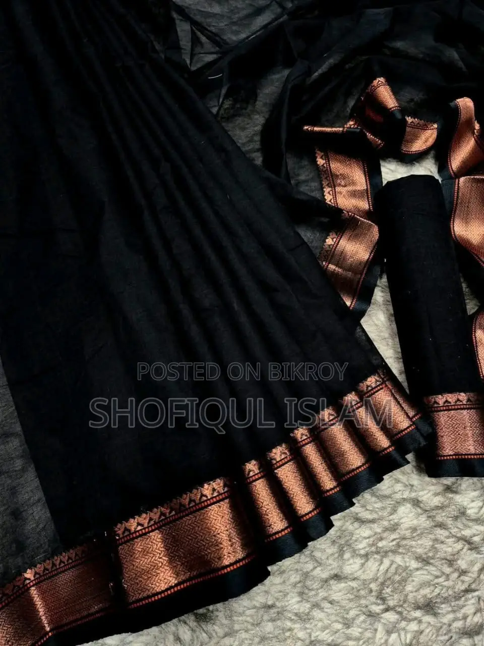 Nakshi Border Cotton Saree