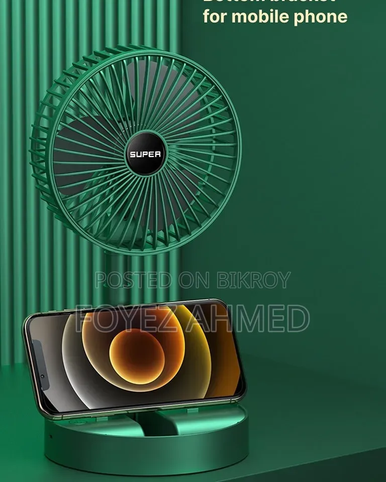 *🔥 The Ultimate Summer Solution: Portable Rechargeable Folding Fan! 🔥*