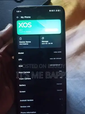 Infinix Hot 60i 256 GB Blue