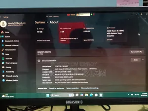 নতুন ডেস্কটপ কম্পিউটার 8GB AMD Ryzen 5 SSD 128GB