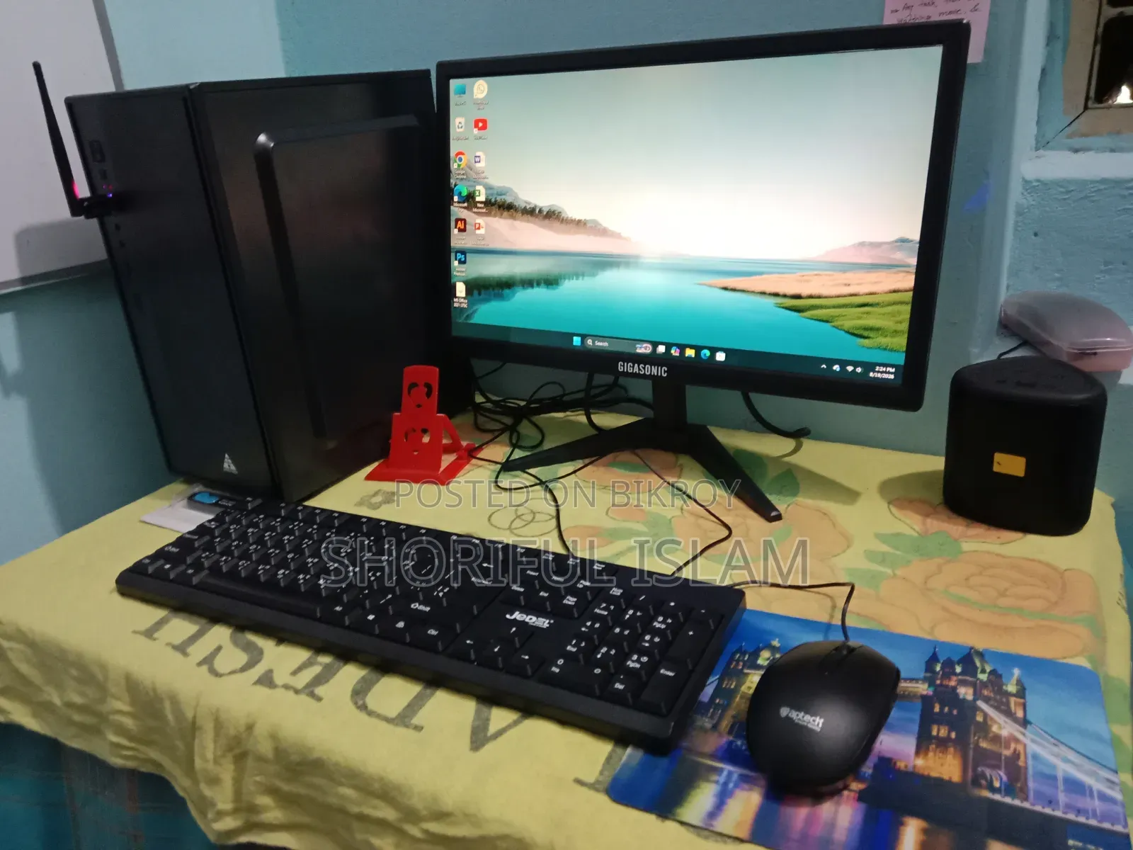 নতুন ডেস্কটপ কম্পিউটার 8GB AMD Ryzen 5 SSD 128GB
