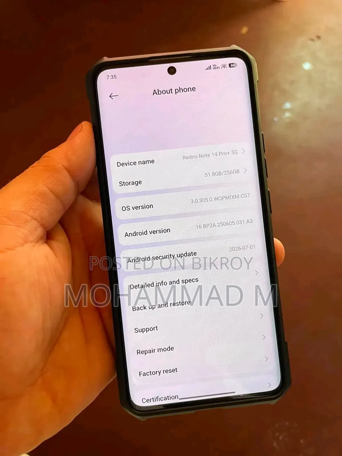 Xiaomi Redmi Note 14 Pro+ 5G 256 GB White
