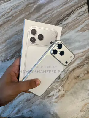 অ্যাপল আইফোন ১৭ প্রো ম্যাক্স ৫১২ জিবি সিলভার