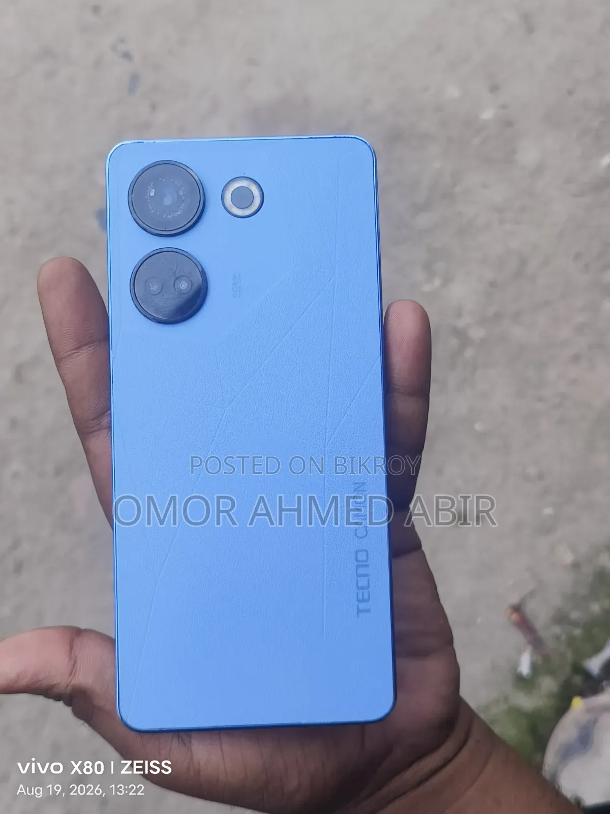 Tecno Camon 20 256 GB Blue