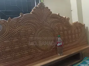 সেগুন কাঠের খাট ৬ফিট ৭ ফিট এর খাট