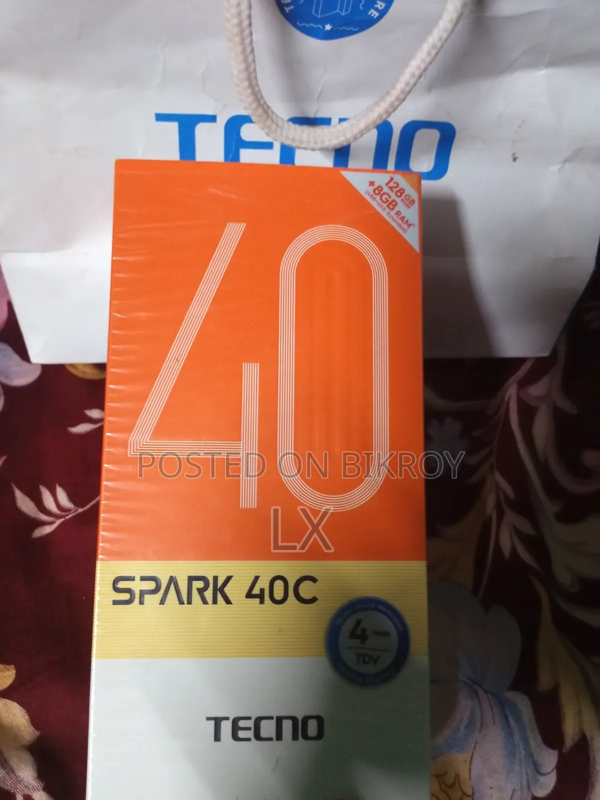 Tecno Spark 40C 128 GB Rose Gold