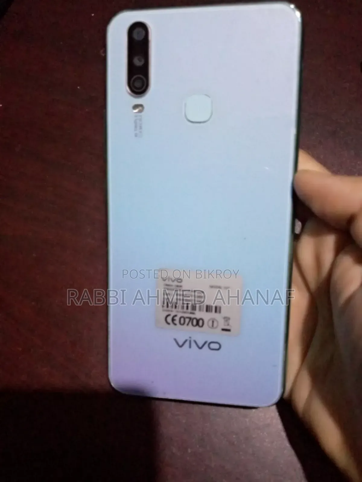Vivo Y17 256 GB Blue
