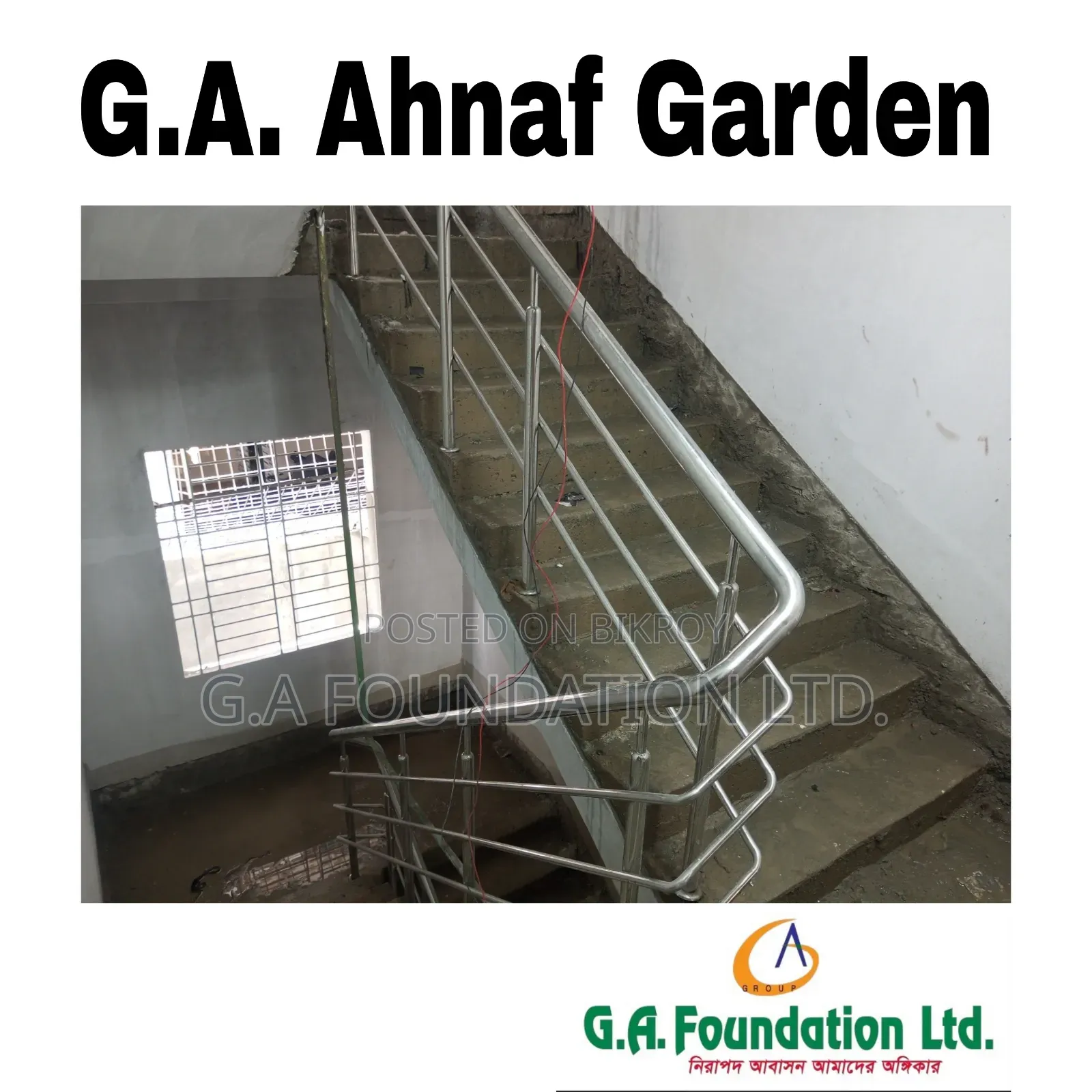 3 Bedroom Apartment in G. A. Ahnaf Garden, Mirpur for Sale