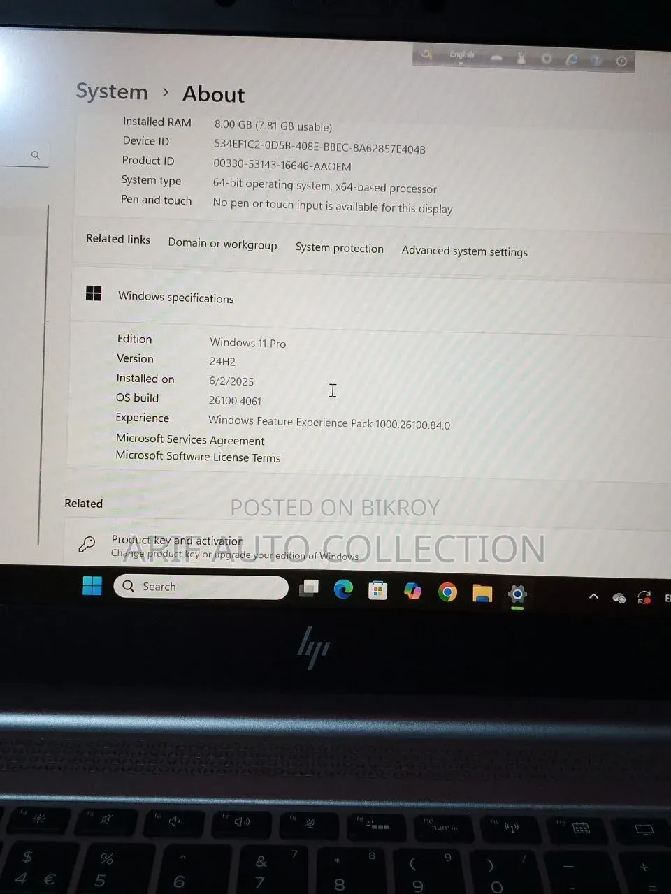 Laptop HP EliteBook 840 G6 8GB Intel Core i7 HDD+SSD 256GB