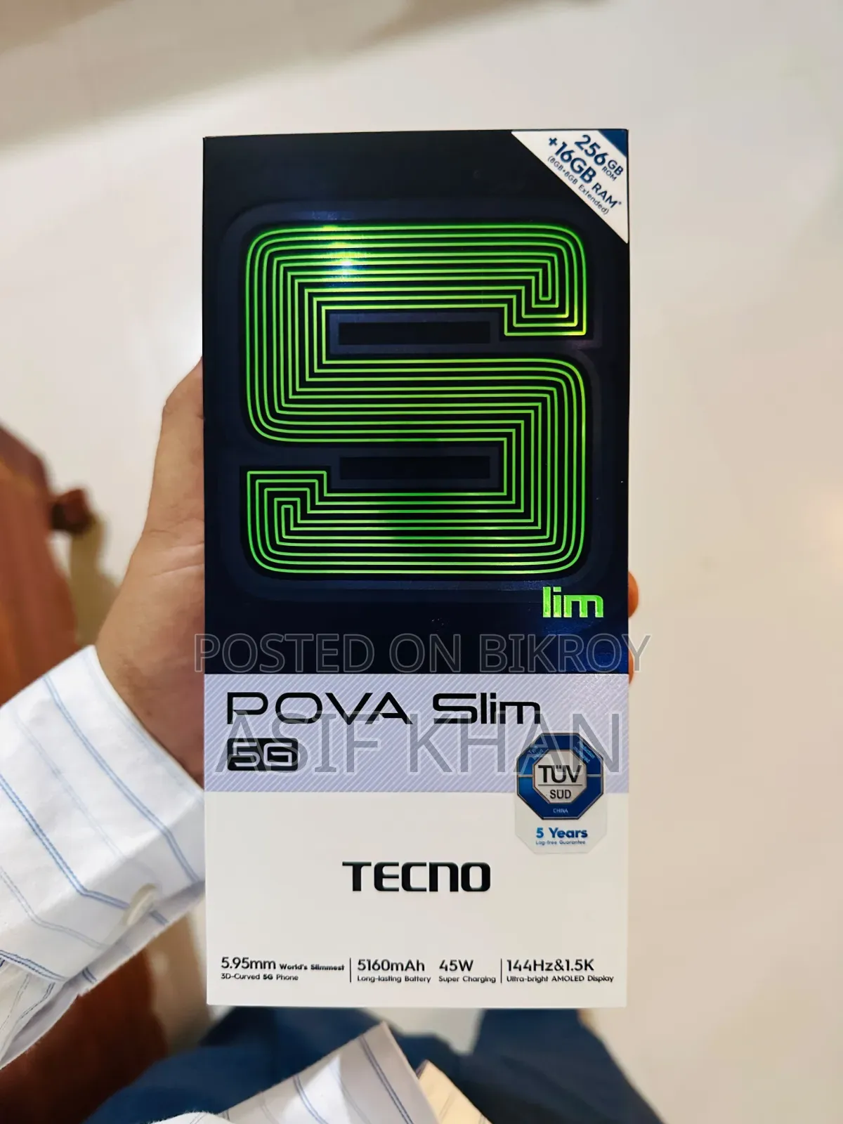 Tecno Pova Slim 5G 256 GB Black