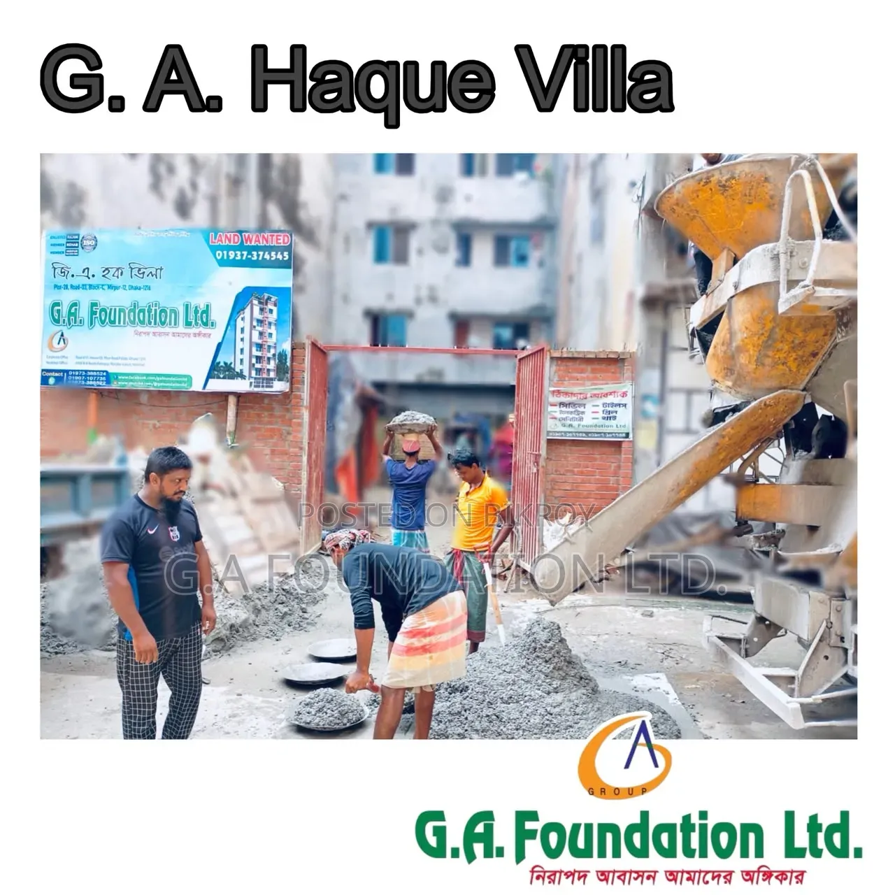 3-Bedroom Apartment in G. A. Haque Villa, Mirpur for Sale