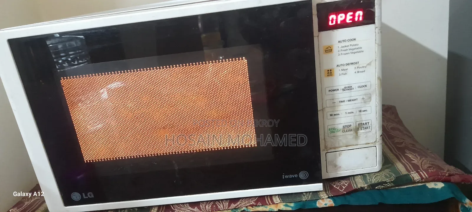 A Microwave Oven will be sold