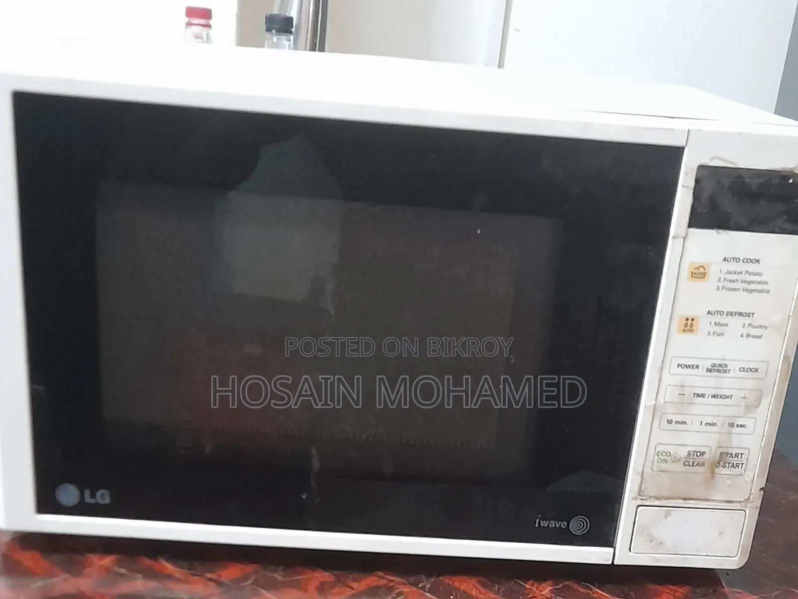 A Microwave Oven will be sold