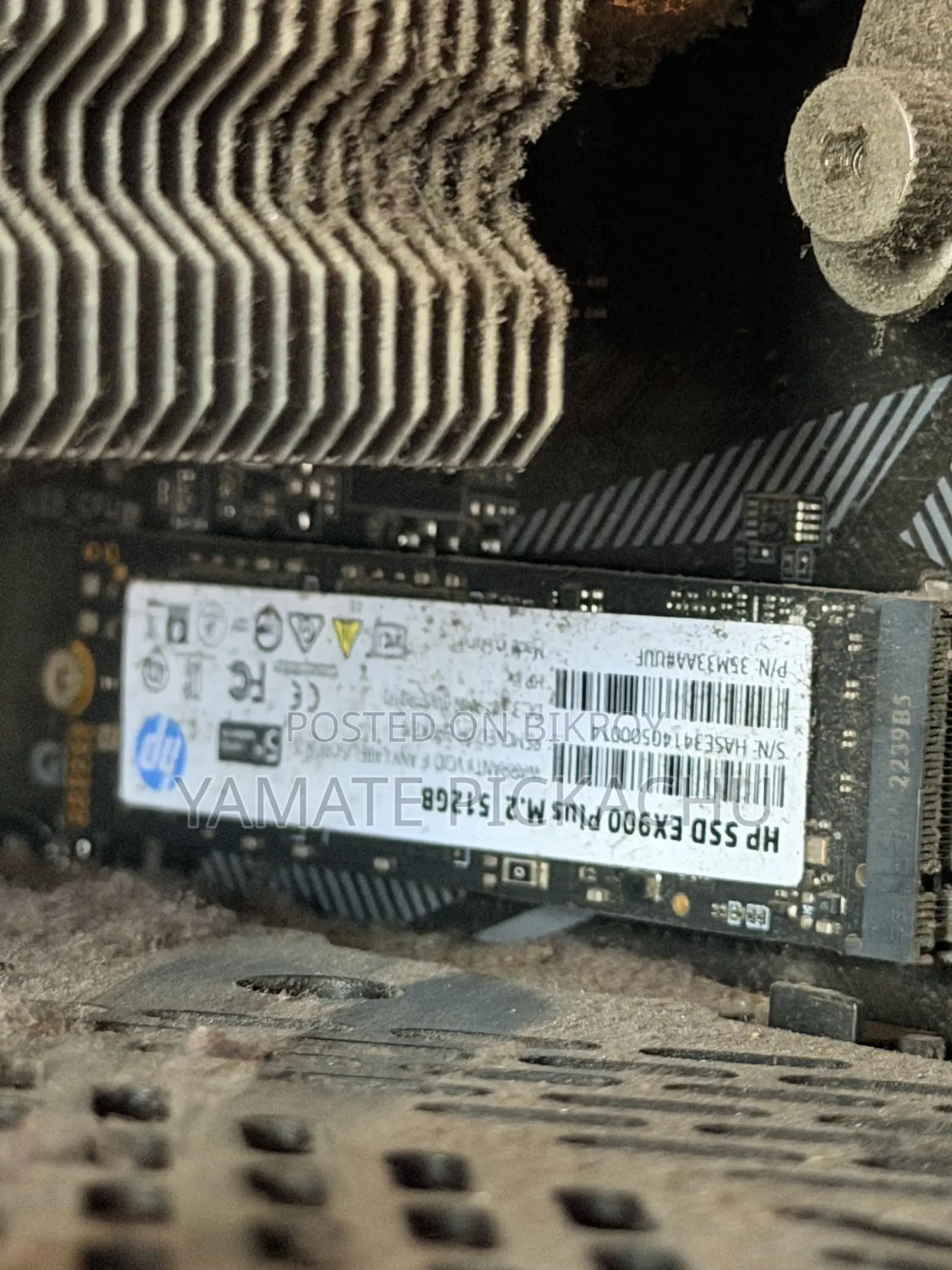 HP Ex900 Plus M.2 Nvme 512 GB SSD