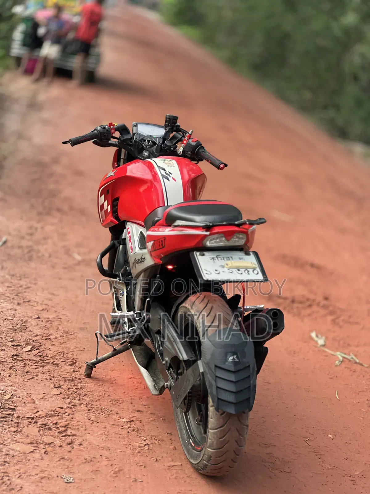 TVS Apache RTR 160 2V ABS 2021 Red