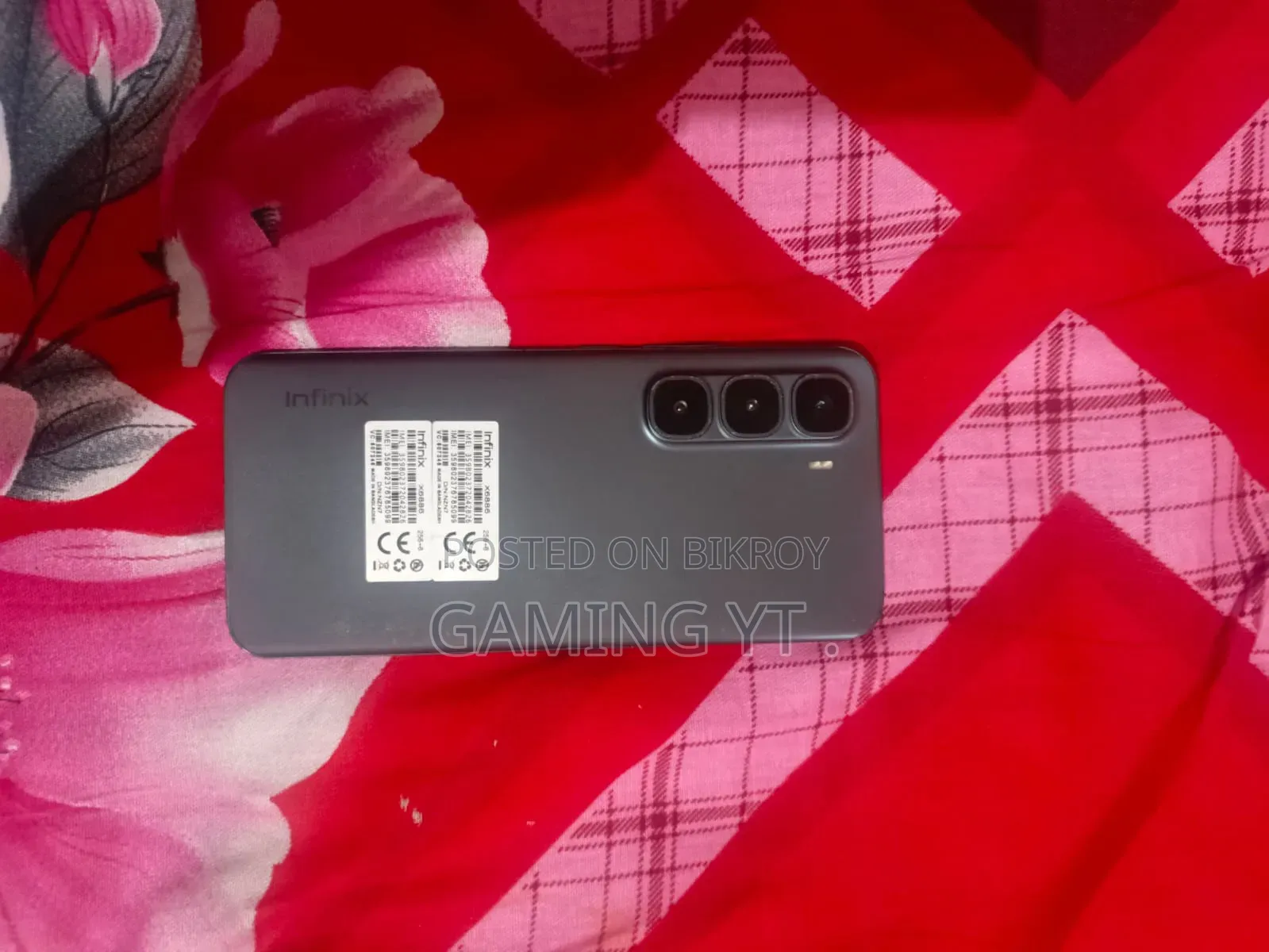 ইনফিনিক্স হট ৬০ প্রো+ ২৫৬ জিবি ব্ল্যাক
