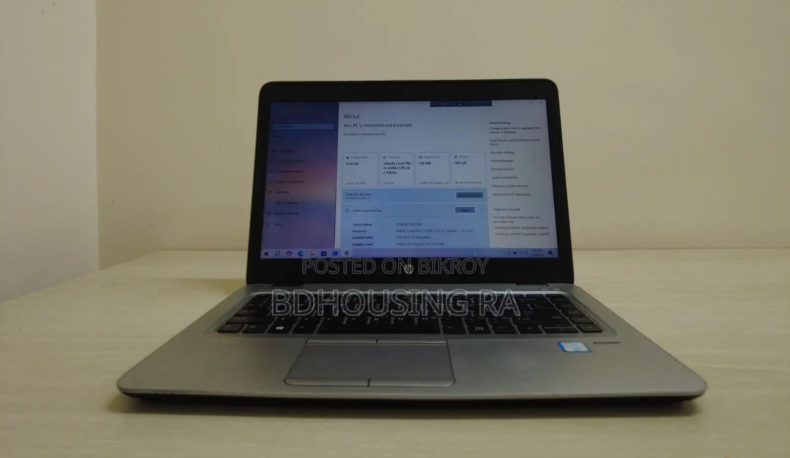 Laptop HP EliteBook 840 G3 4GB Intel Core i5 HDD+SSD 512GB