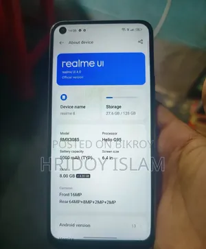 Realme 8 5G 128 GB Gold
