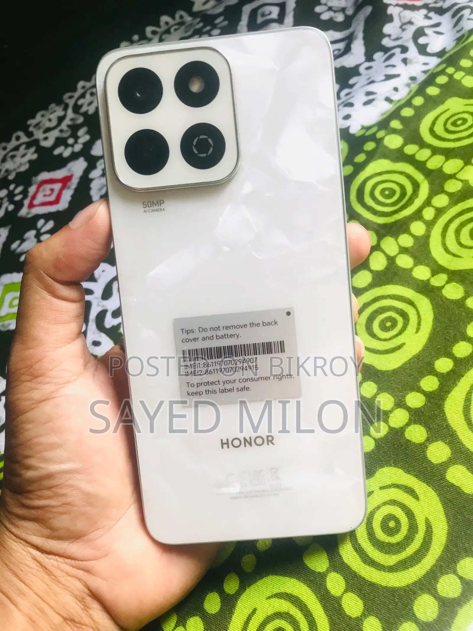 Honor X7c 256 GB White