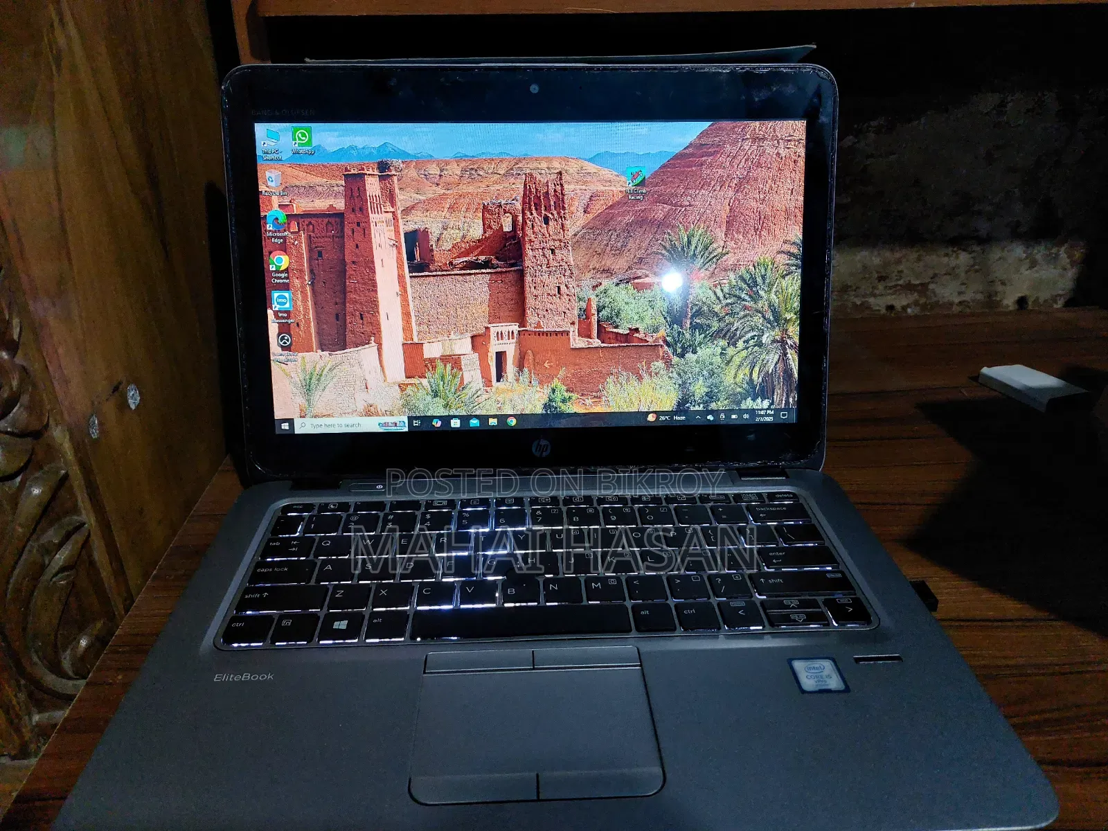 Laptop HP EliteBook 820 G3 8GB Intel Core I5 SSD 128GB