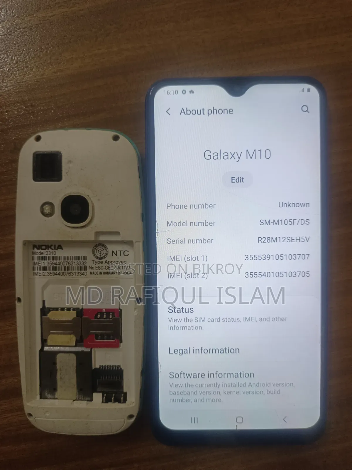 Samsung Galaxy M10 16 GB Blue
