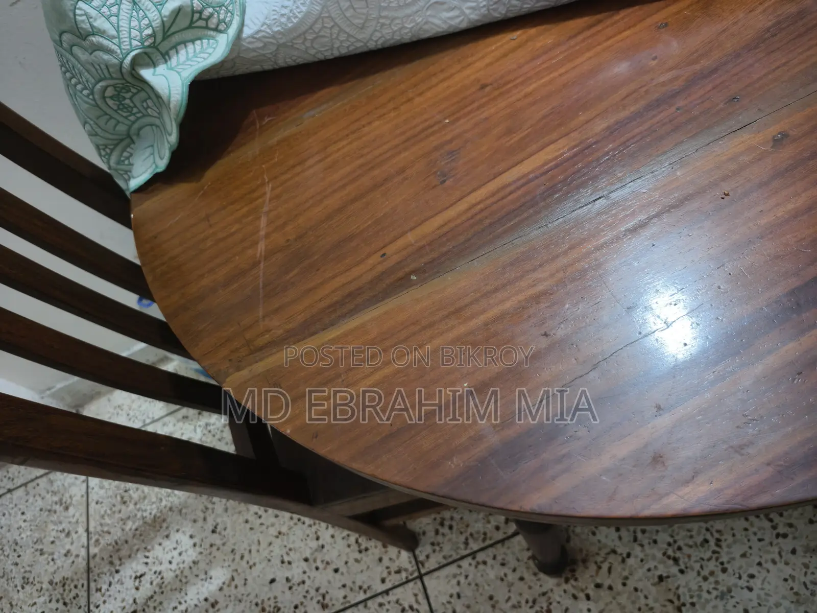 সেগুন কাঠের টেবিল এবং চেয়ার (টেবিল চেয়ার)