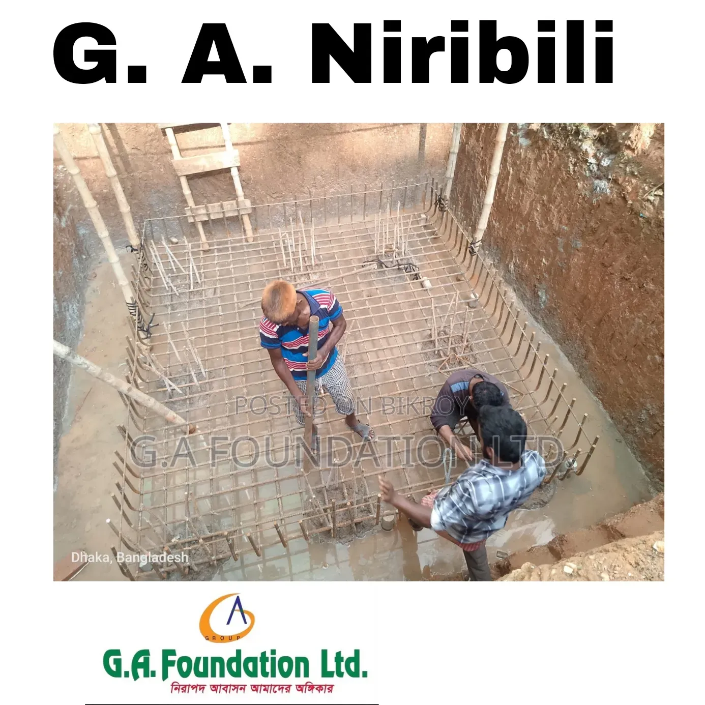 3 Bedroom Apartment in G. A. Niribili, Mirpur for Sale
