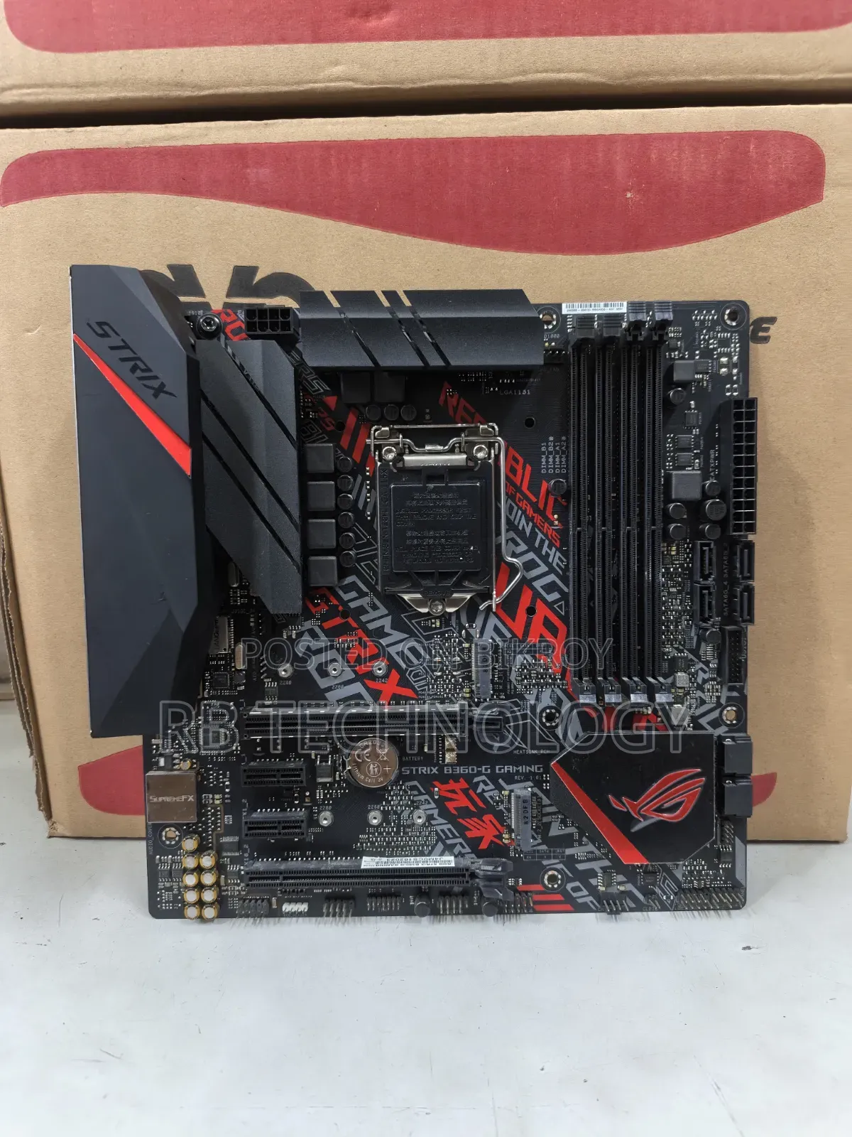 ASUS Strix B360-G Gaming Motherboard 8th 9th Gen