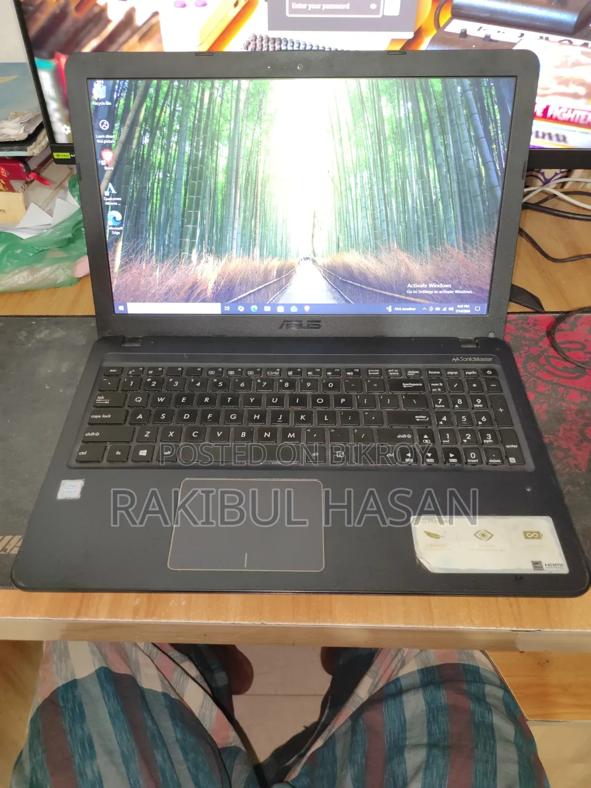 Laptop ASUS VivoBook X540SA 4GB Intel Core I3 HDD 1TB