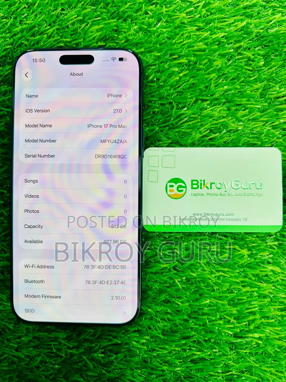 Apple iPhone 17 Pro Max 512 GB Blue