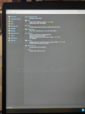 Laptop MSI GF63 8GB Intel Core i5 HDD+SSD 1.5T