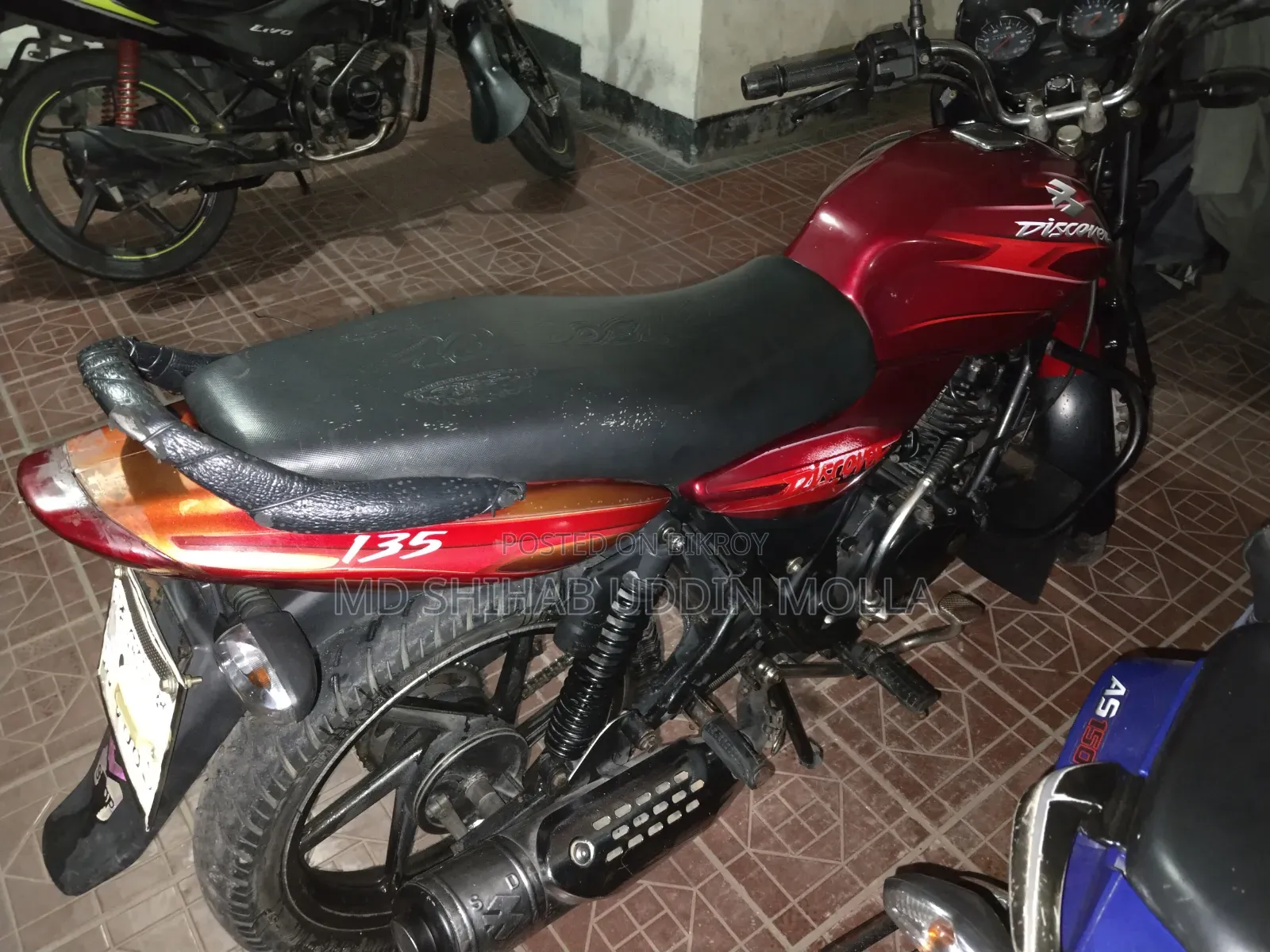 Bajaj Discover 135 2010 Red