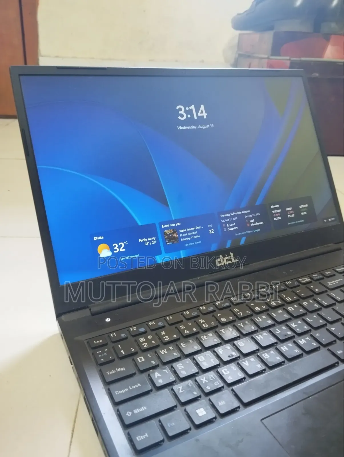 Laptop 8GB Intel Core i3 SSD 512GB