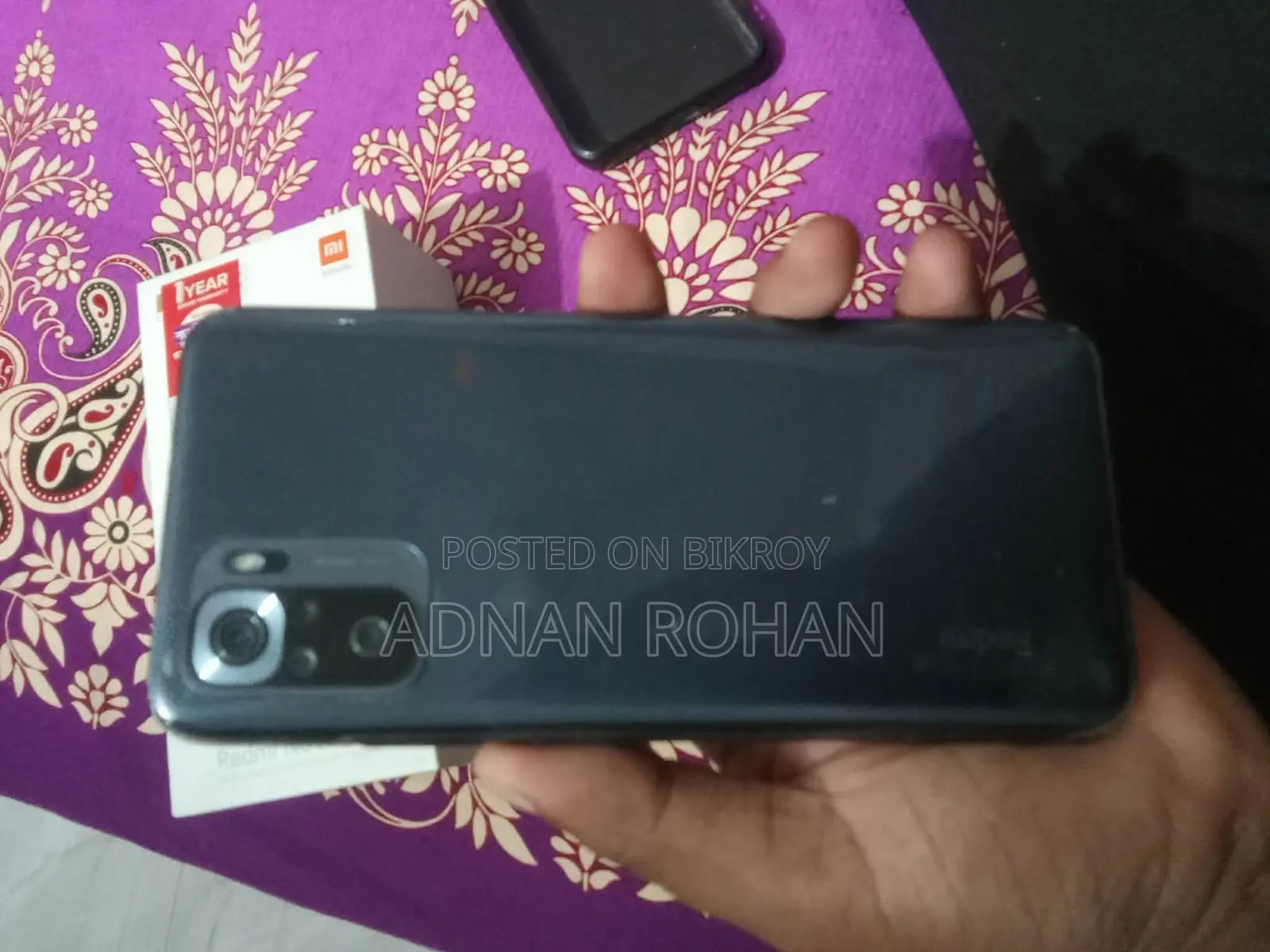 শাওমি রেডমি নোট ১০এস ৬৪ জিবি গ্রে
