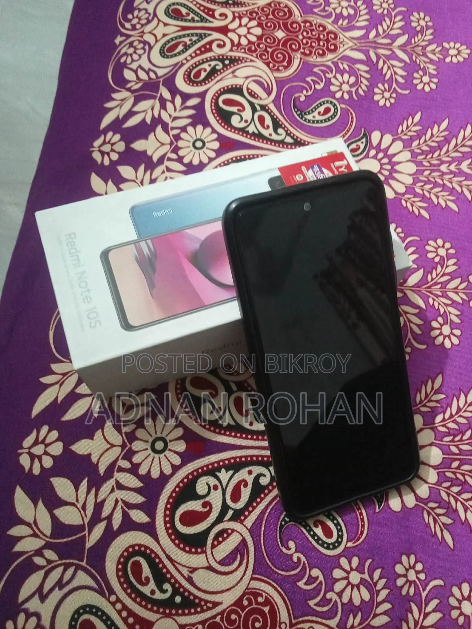 শাওমি রেডমি নোট ১০এস ৬৪ জিবি গ্রে