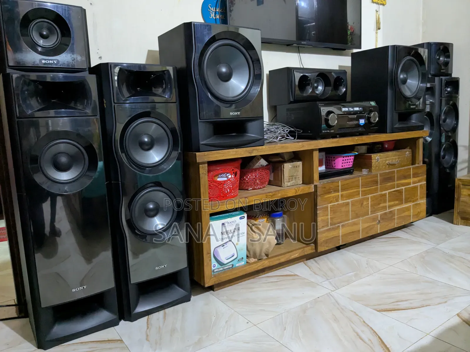 Sony Muteki 7.2 Ch Km7 2000 Watt With Dual Subwoofer