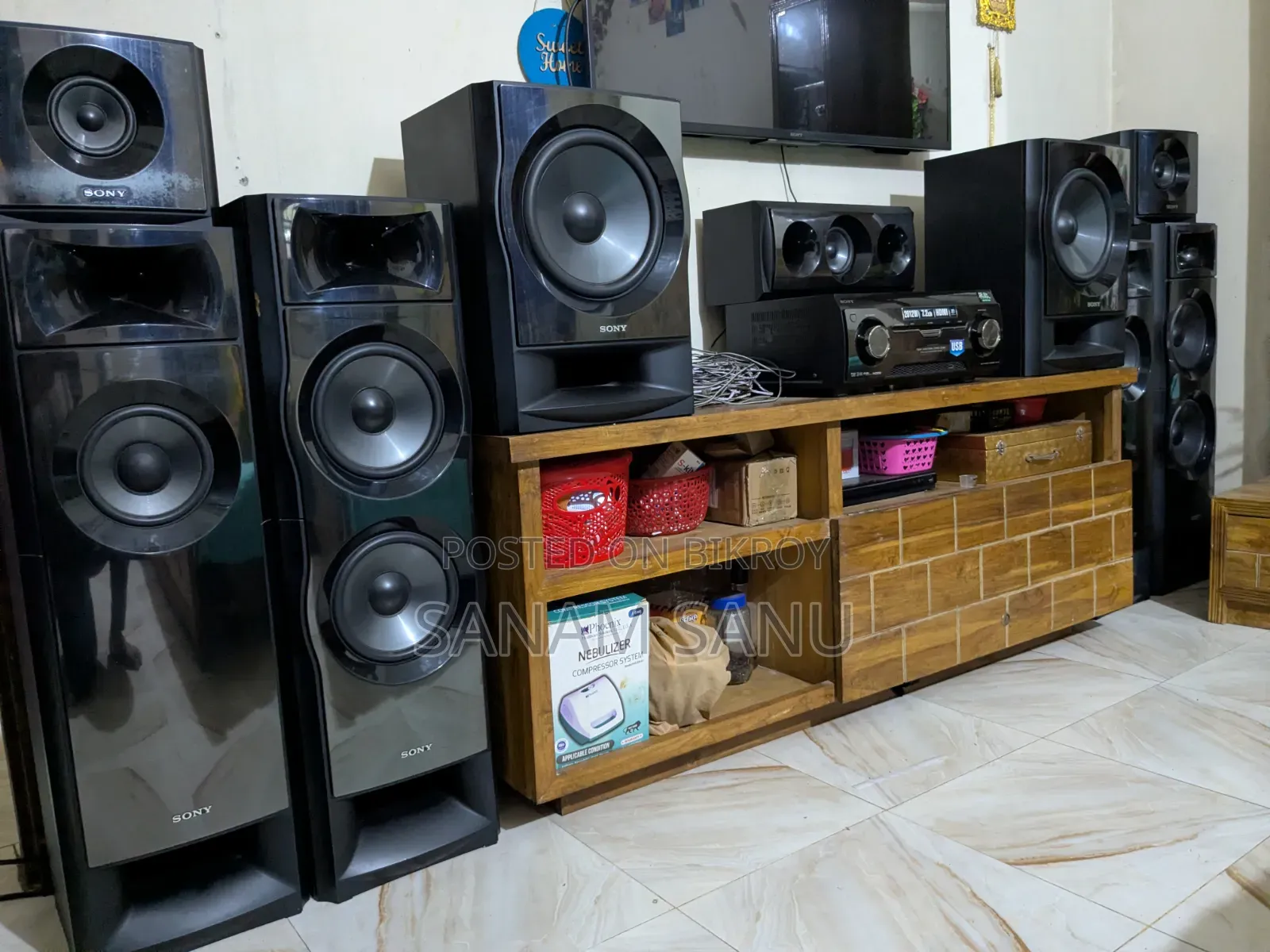 Sony Muteki 7.2 Ch Km7 2000 Watt With Dual Subwoofer