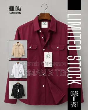 Double Pocket Oxford Cotton Shirt