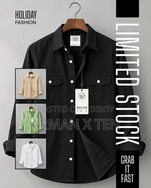 Double Pocket Oxford Cotton Shirt
