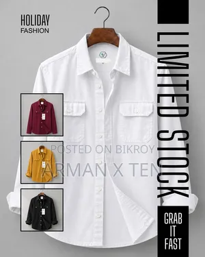 Double Pocket Oxford Cotton Shirt