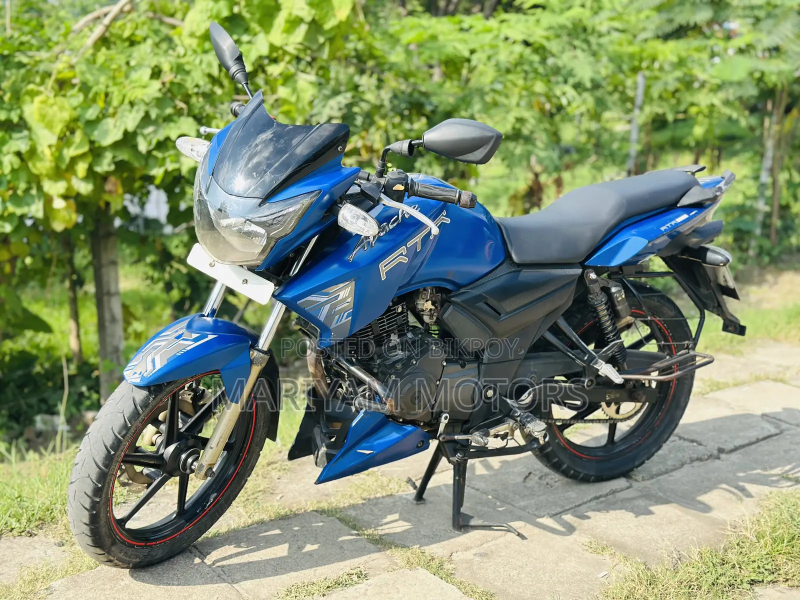 TVS Apache RTR 160 2V 2018 Blue