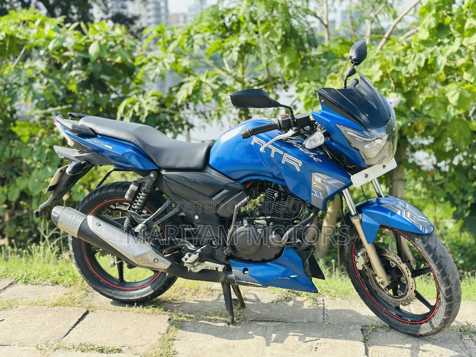TVS Apache RTR 160 2V 2018 Blue