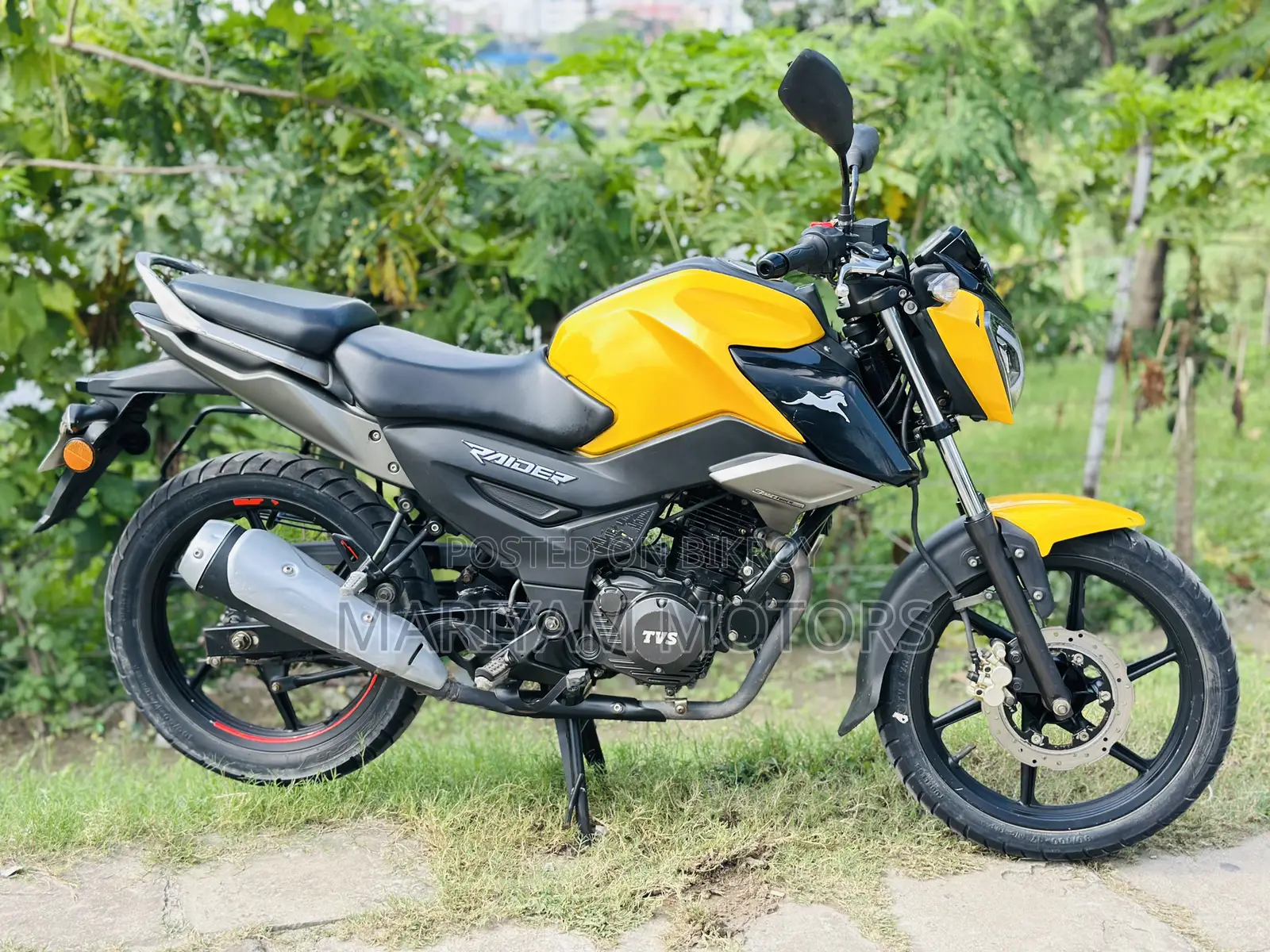 TVS Raider 125 2022 Yellow
