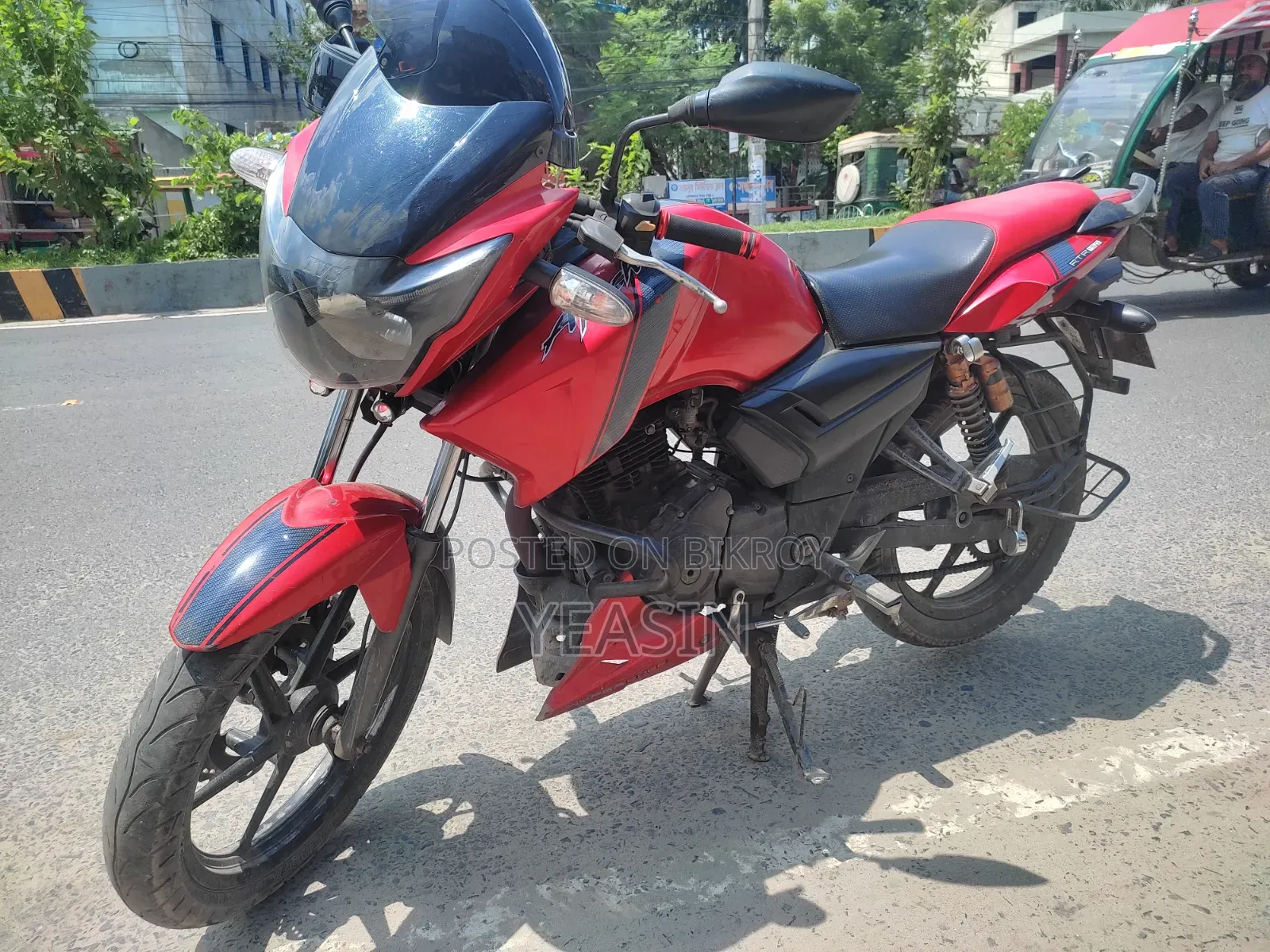 TVS Apache RTR 160 2V 2016 Red