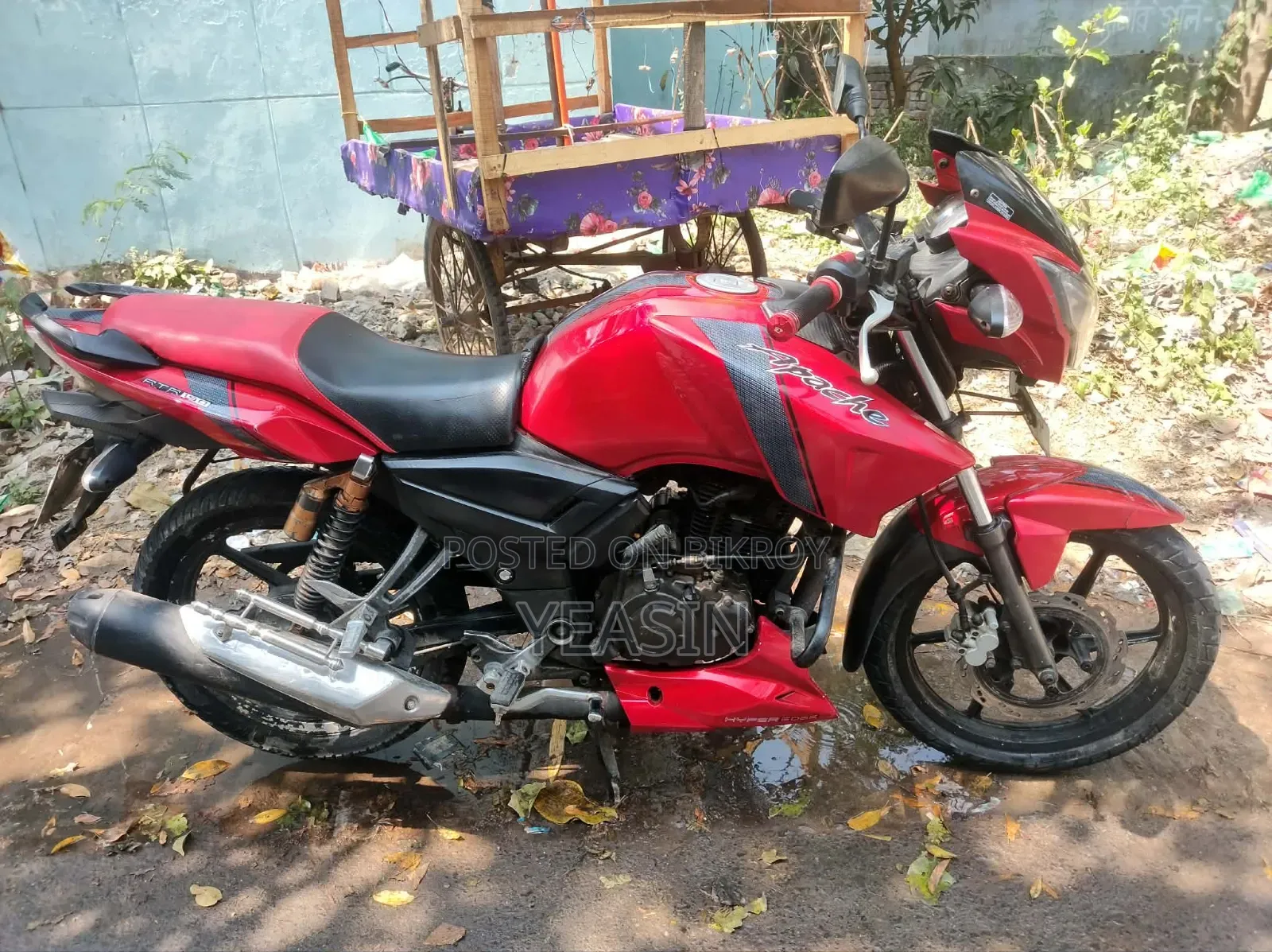 TVS Apache RTR 160 2V 2016 Red