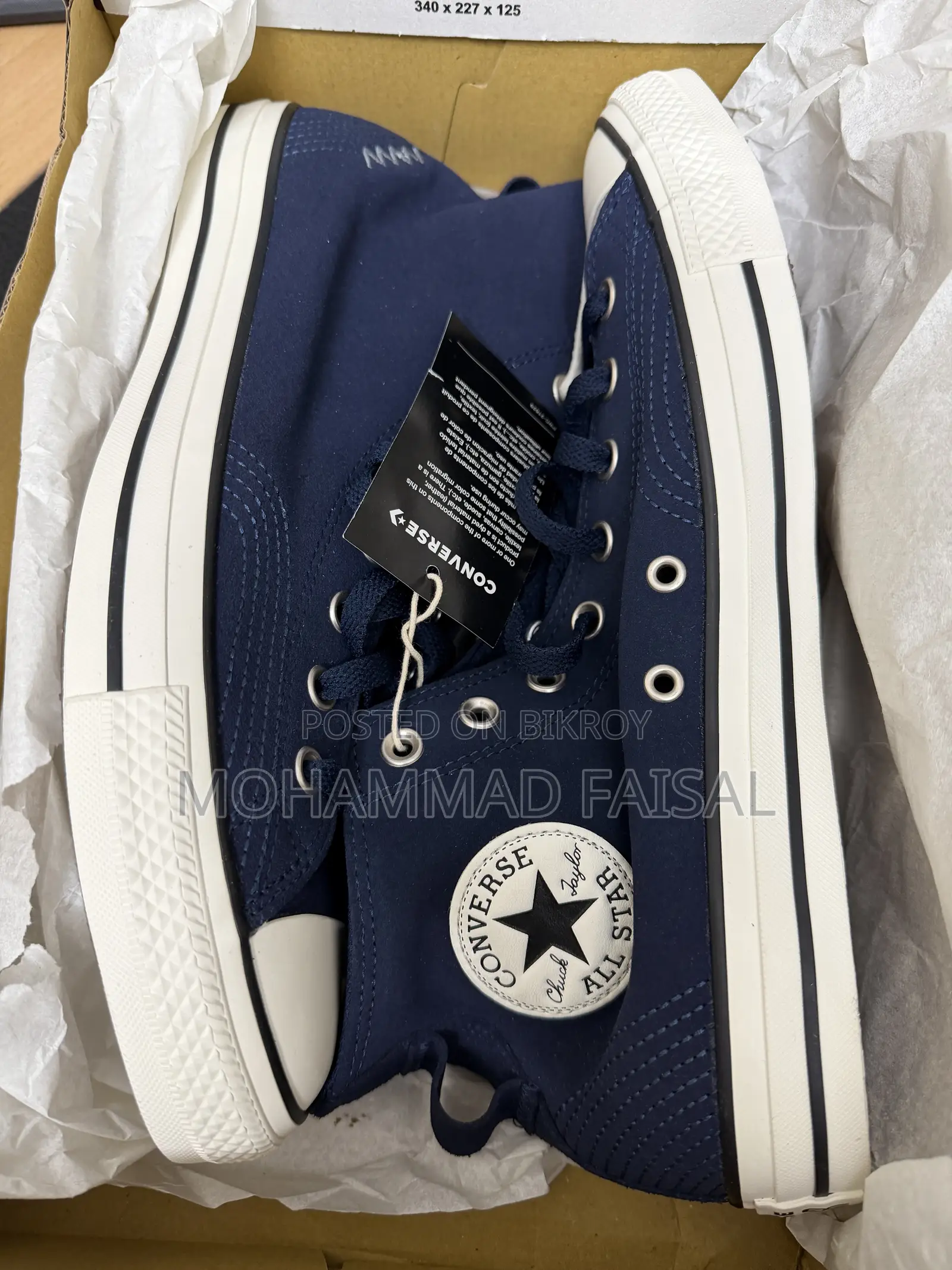 Converse Suede Leather High Top Sneakers